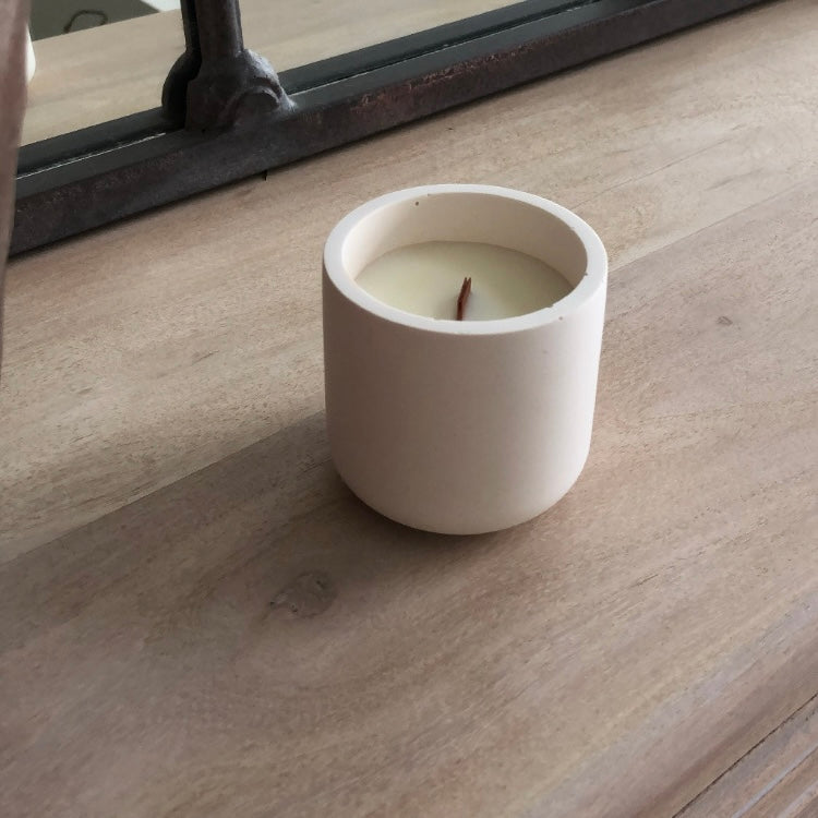 Handmade, soy wax candle infused with essential oils