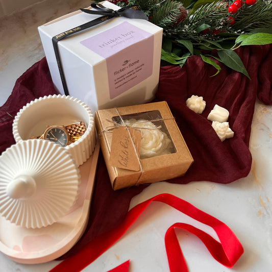 mini jewellery & candle gift set